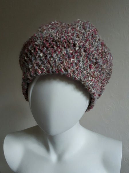 Beanie-Cloche Hat Hand Knitting Pattern