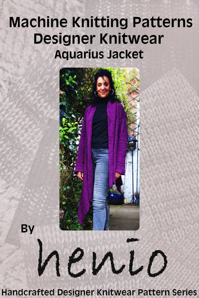 Aquarius Jacket Machine Knitting Pattern