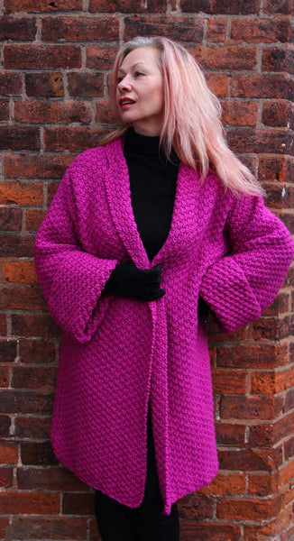Delilah Coat Hand Knitting Pattern