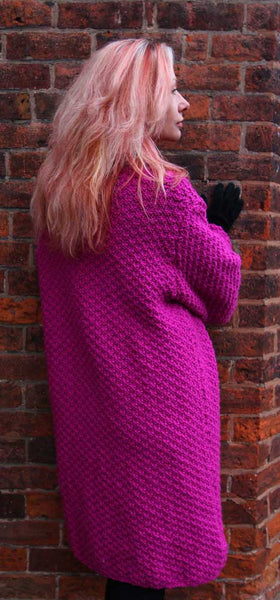 Delilah Coat Hand Knitting Pattern