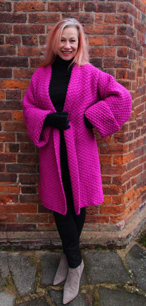 Delilah Coat Hand Knitting Pattern