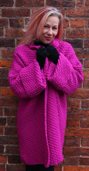 Delilah Coat Hand Knitting Pattern