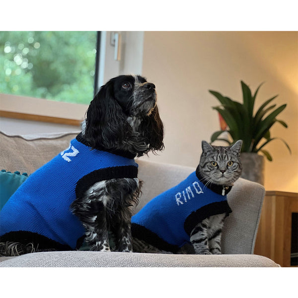 Designer Doggy Coat Hand Knitting Pattern