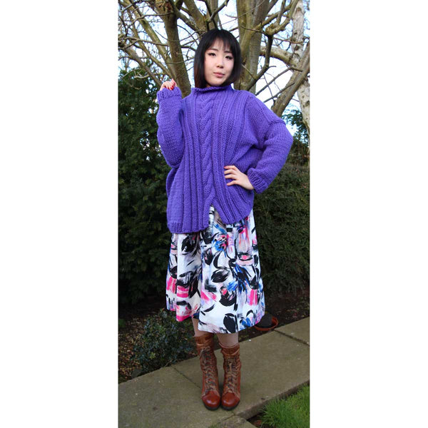 Forget-Me-Not Jumper Hand Knitting Pattern