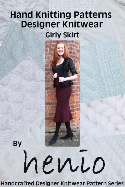 Girly Skirt Hand Knitting Pattern