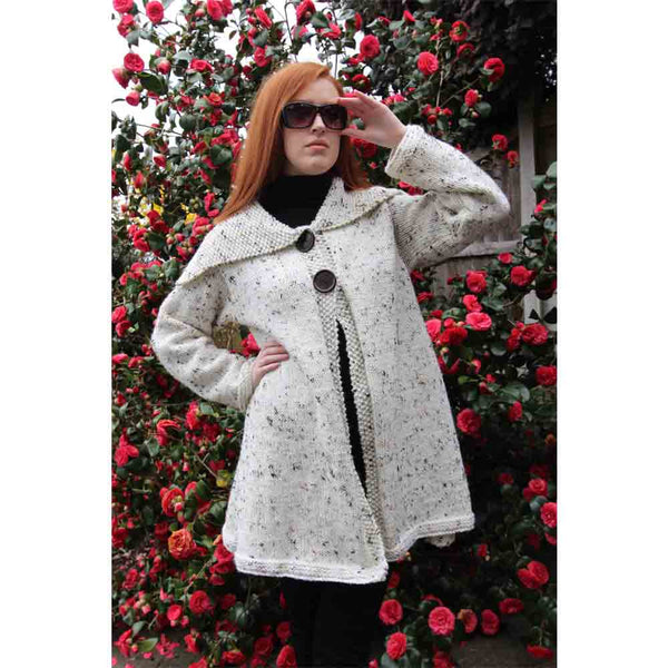 Hepburn Coat Hand knitting Pattern