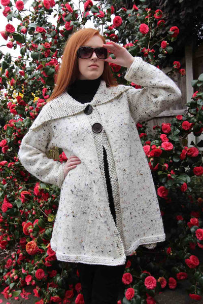 Hepburn Coat Hand knitting Pattern