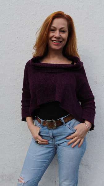 Callicarpa Crop Top Machine Knitting Pattern