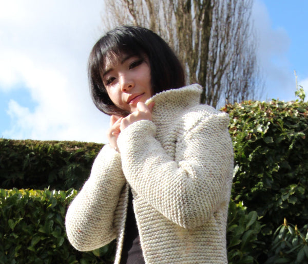 Retro Jacket Hand Knitting Pattern