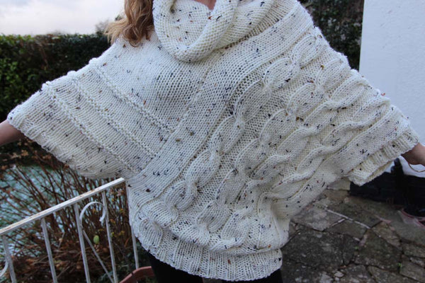 Snow Sweater Hand Knitting Pattern