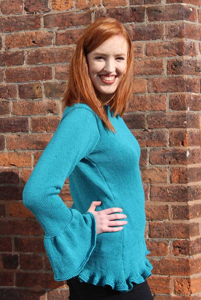 Bluebell Sweater Hand Knitting Pattern