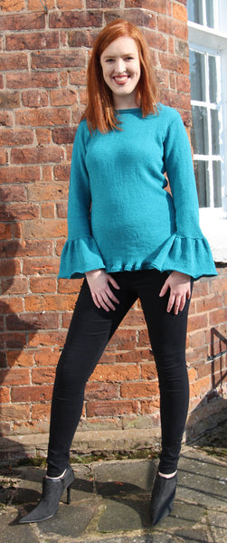 Bluebell Sweater Hand Knitting Pattern