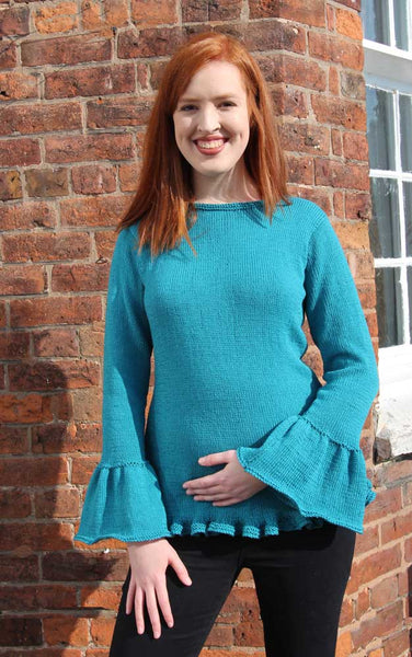 Bluebell Sweater Hand Knitting Pattern