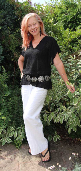 Annie Top Machine Knitting Pattern