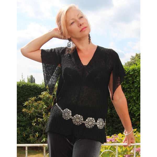 Annie Top Machine Knitting Pattern