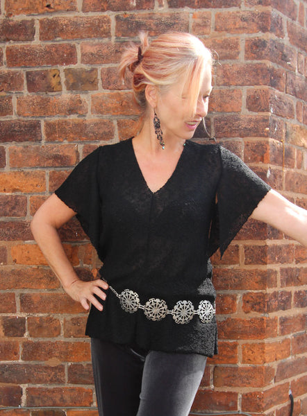 Annie Top Machine Knitting Pattern
