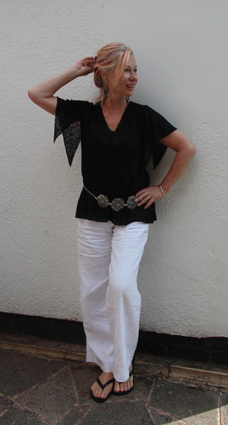 Annie Top Machine Knitting Pattern