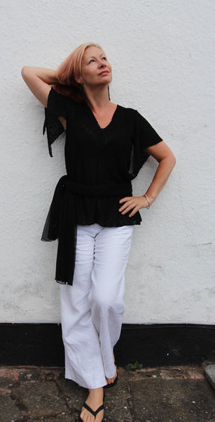Annie Top Machine Knitting Pattern
