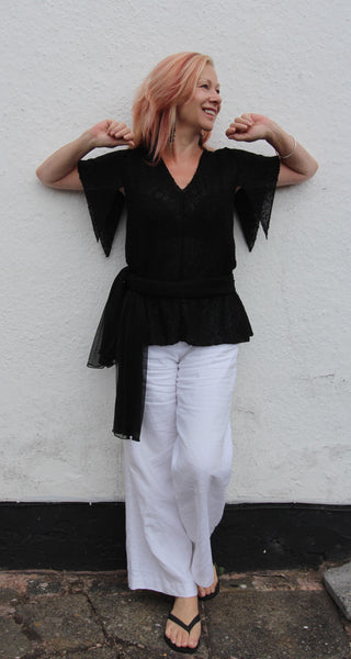 Annie Top Machine Knitting Pattern
