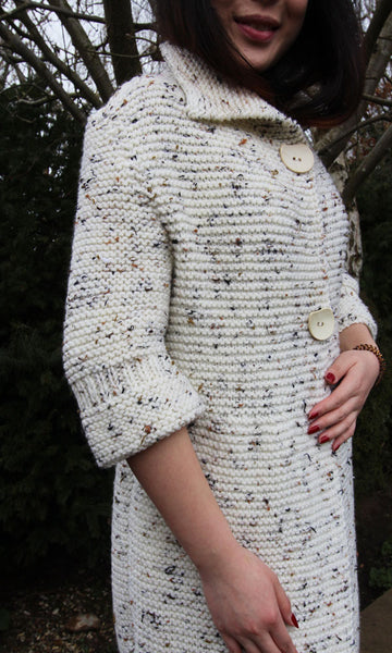 Cocoon Coat Hand Knitting Pattern