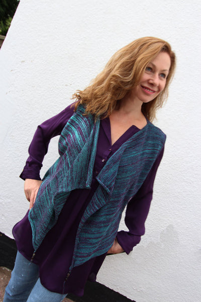 Beaded Waistcoat Machine Knitting Pattern