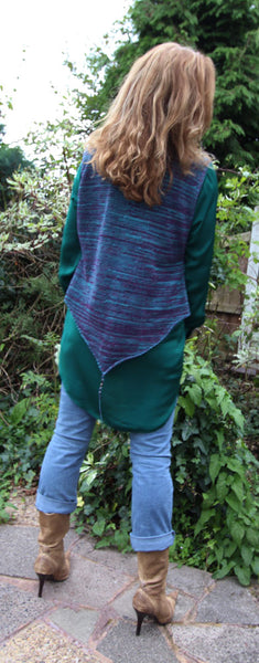 Beaded Waistcoat Machine Knitting Pattern