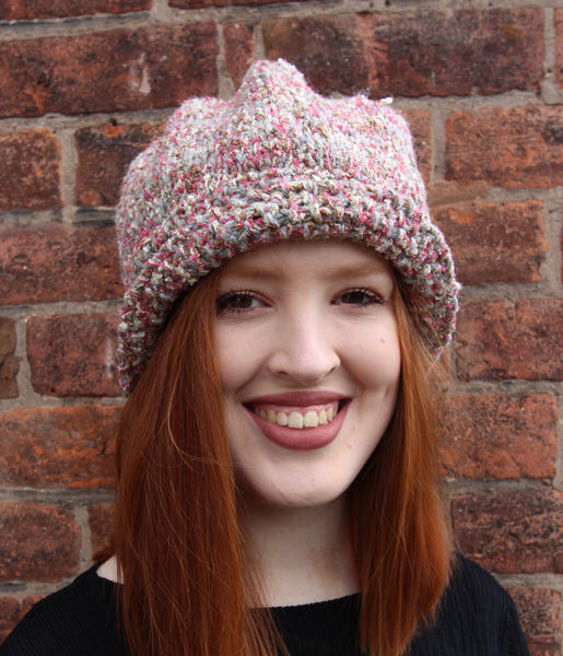 Beanie-Cloche Hat Hand Knitting Pattern