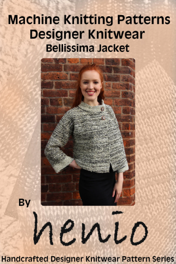 Bellissima Jacket Machine Knitting Pattern