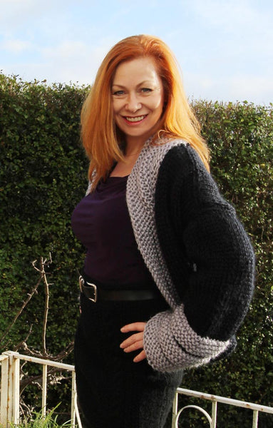 Biker Jacket Hand Knitting Pattern