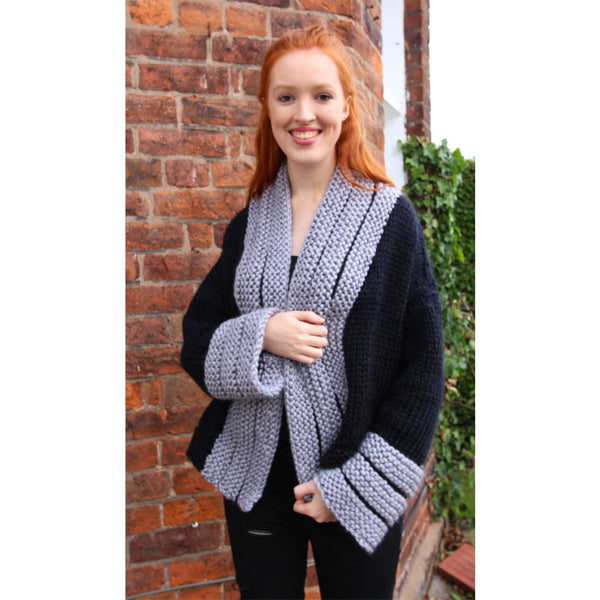 Biker Jacket Hand Knitting Pattern