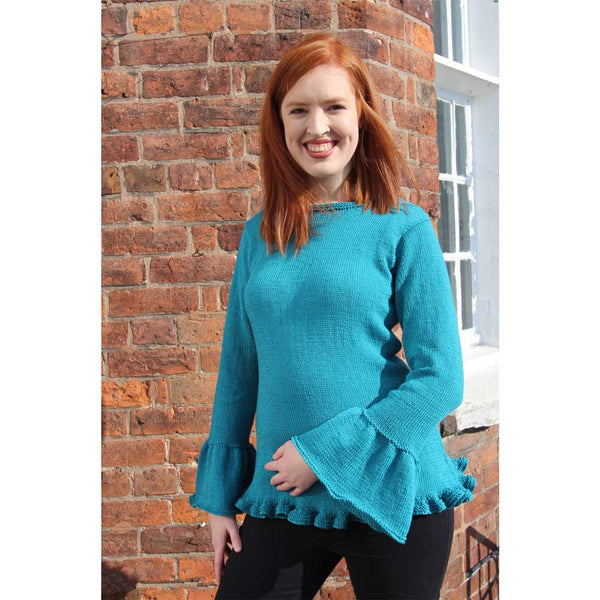 Bluebell Sweater Hand Knitting Pattern