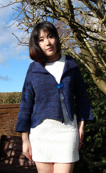 Blueberry Jacket Machine Knitting Pattern