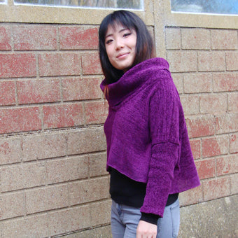 Callicarpa Crop Top Machine Knitting Pattern