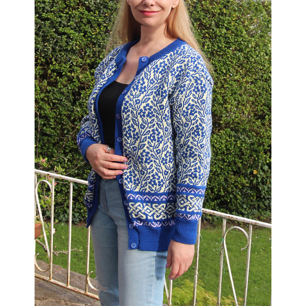 Campanula Cardy Machine Knitting Pattern