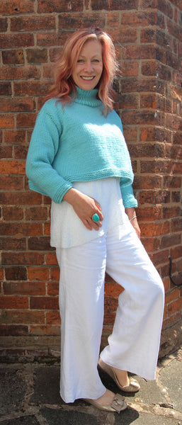 Cheeky Sweater Hand Knitting Pattern