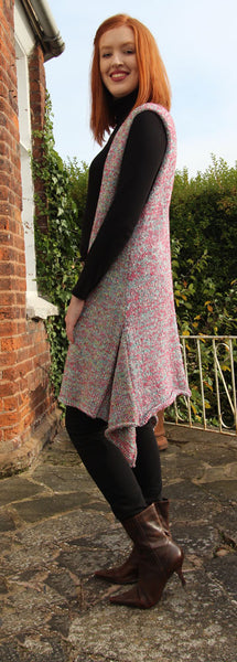 Chunky Waistcoat Machine Knitting Pattern