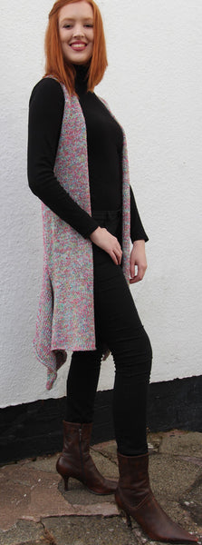 Chunky Waistcoat Machine Knitting Pattern