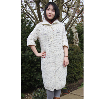 Cocoon Coat Hand Knitting Pattern
