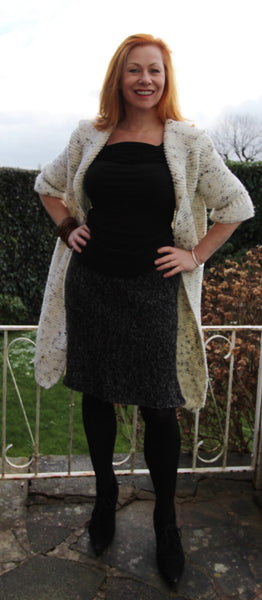 Cocoon Coat Hand Knitting Pattern