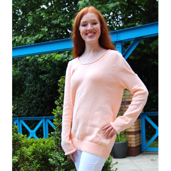 Cold Shoulder Sweater Machine Knitting Pattern