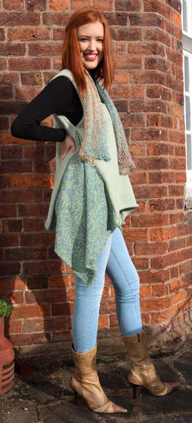Cool Mint Smock Top Machine Knitting Pattern