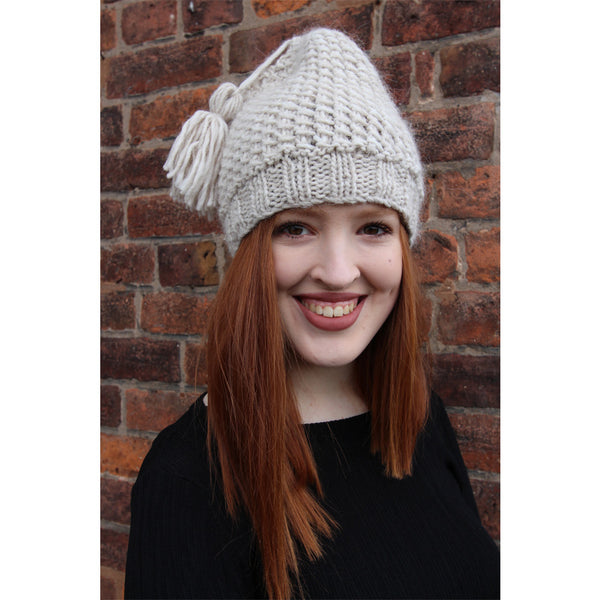 Everest Alpaca Beanie Hand Knitting Pattern