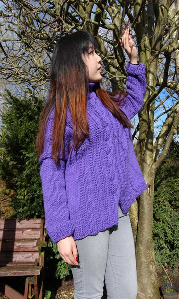 Forget-Me-Not Jumper Hand Knitting Pattern