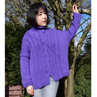Forget-Me-Not Jumper Hand Knitting Pattern