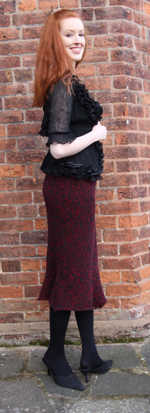 Girly Skirt Hand Knitting Pattern