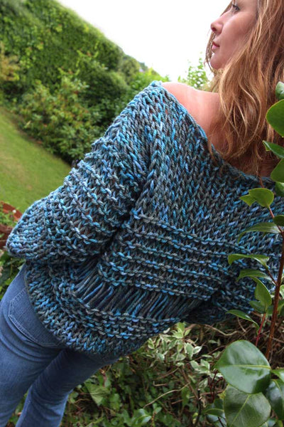 Grunge Jumper Hand Knitting Pattern