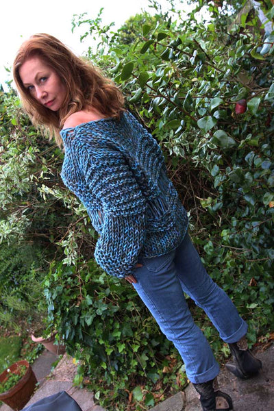 Grunge Jumper Hand Knitting Pattern