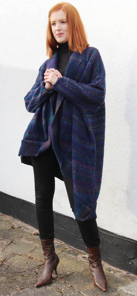 Indigo Coat Hand Knitting Pattern
