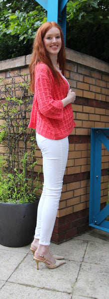 Summer Lattice Jacket Hand Knitting Pattern