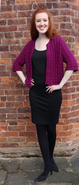 Summer Lattice Jacket Hand Knitting Pattern